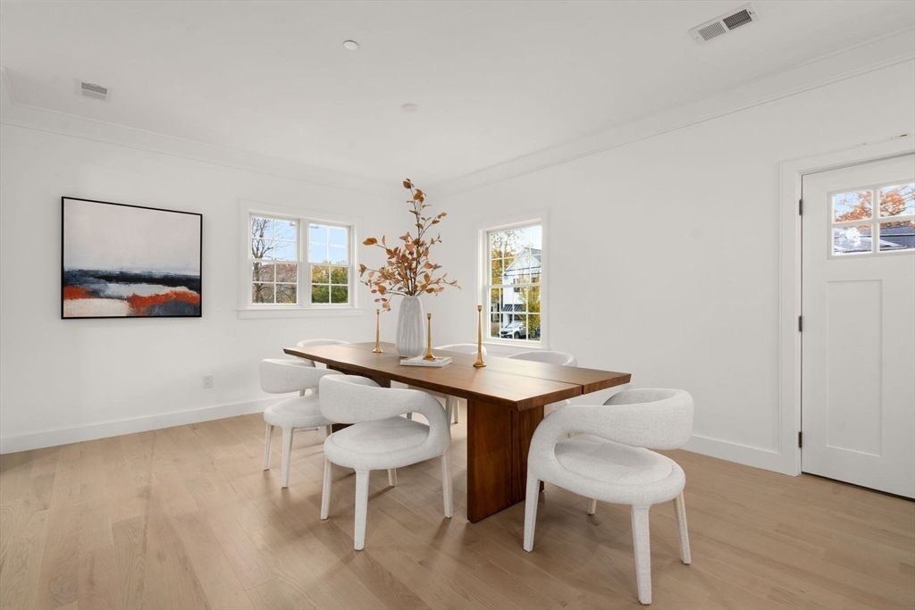 Dining room, Interior, Wood Texture Flooring