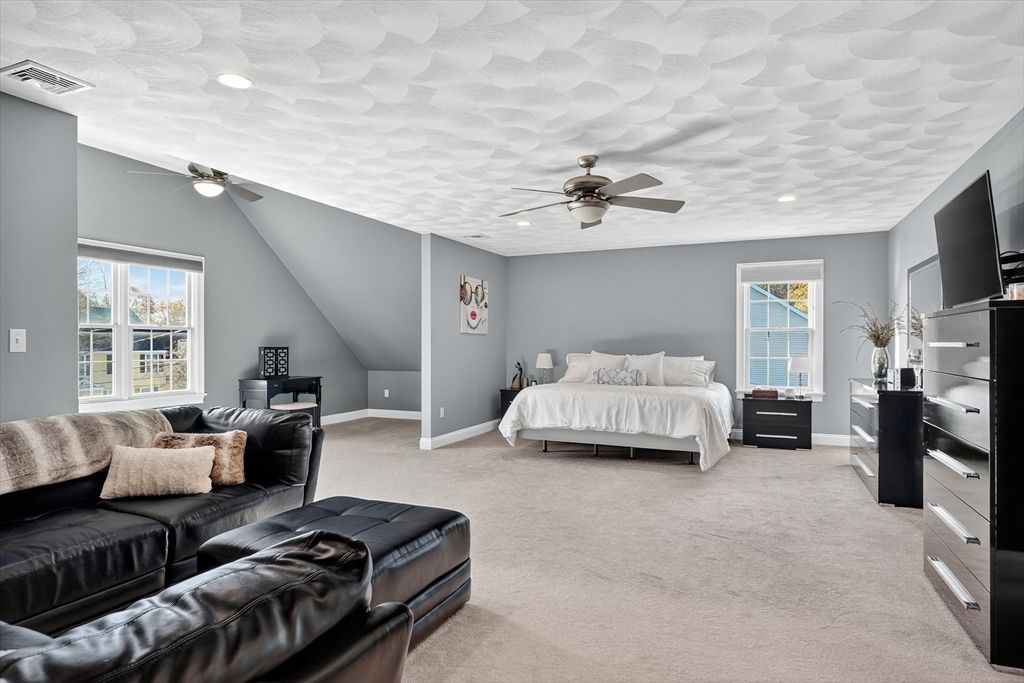 Bedroom, Interior, Recessed Lighting