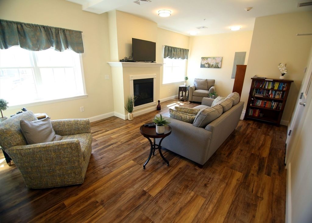Fireplace, Interior, Living room, Wood Texture Flooring