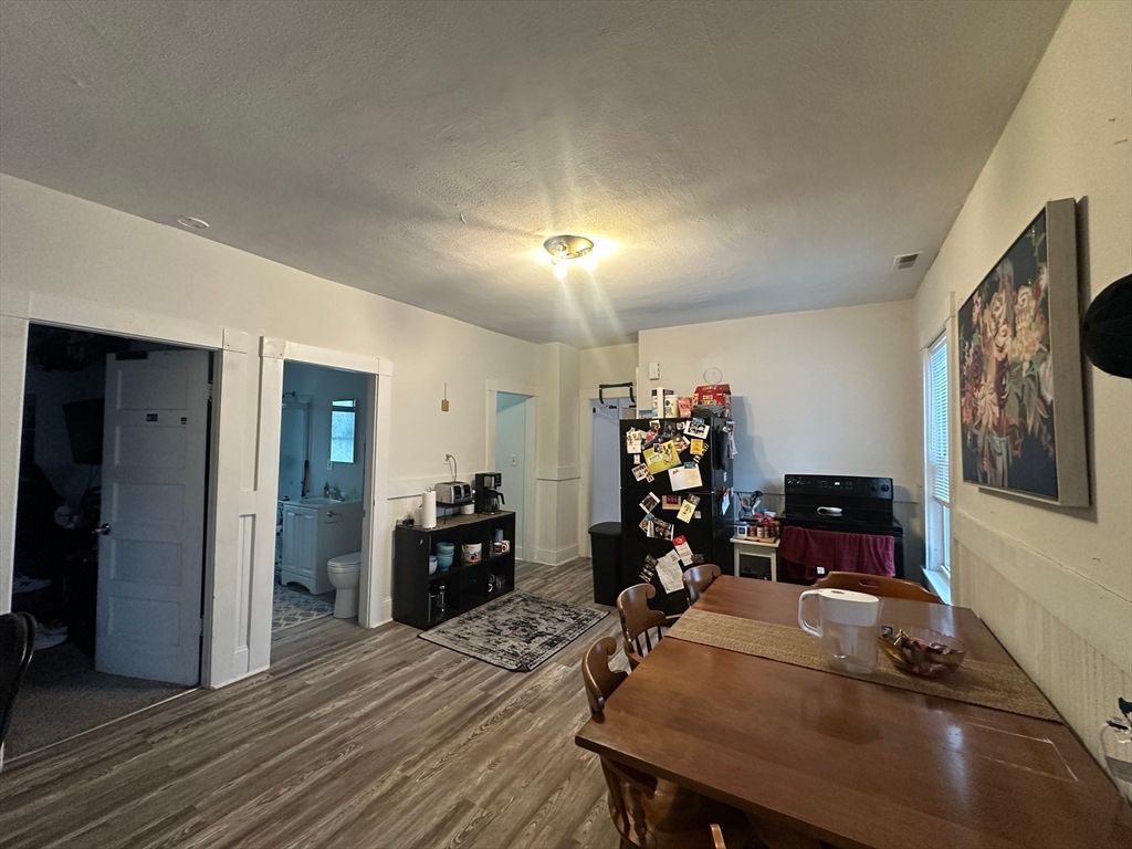 Dining room, Interior, Wood Texture Flooring
