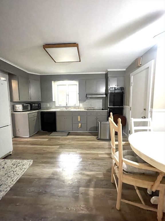 Dining room, Interior, Kitchen, Wood Texture Flooring