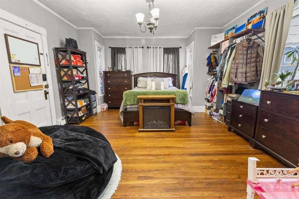 Bedroom, Interior, Wood Texture Flooring