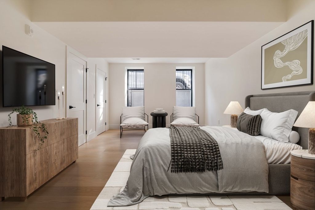 Bedroom, Interior, Wood Texture Flooring