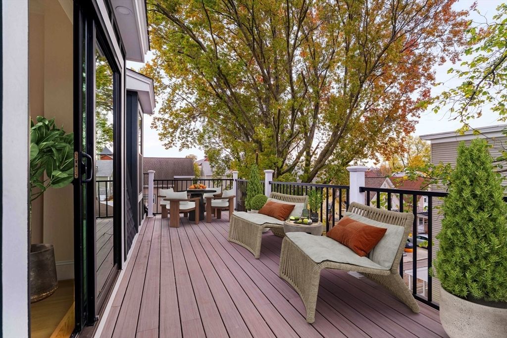 Exterior, Wood Texture Flooring