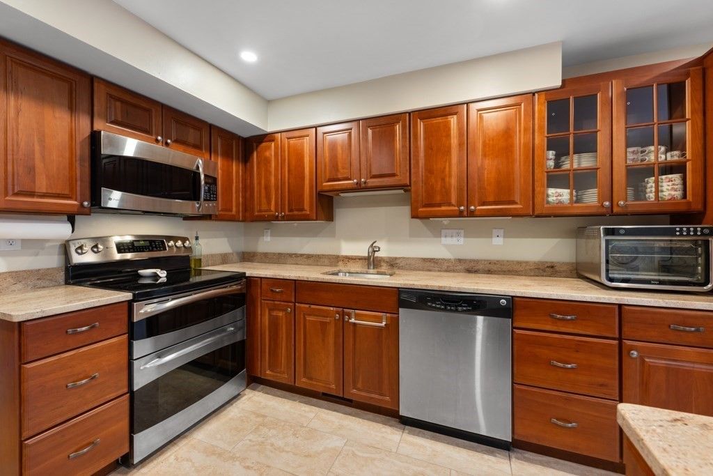 Interior, Kitchen, Recessed Lighting, Stainless Steel Appliances