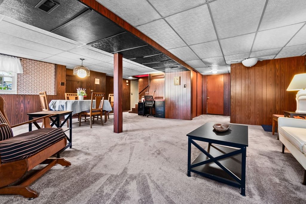 Dining room, Interior, Wooden Walls