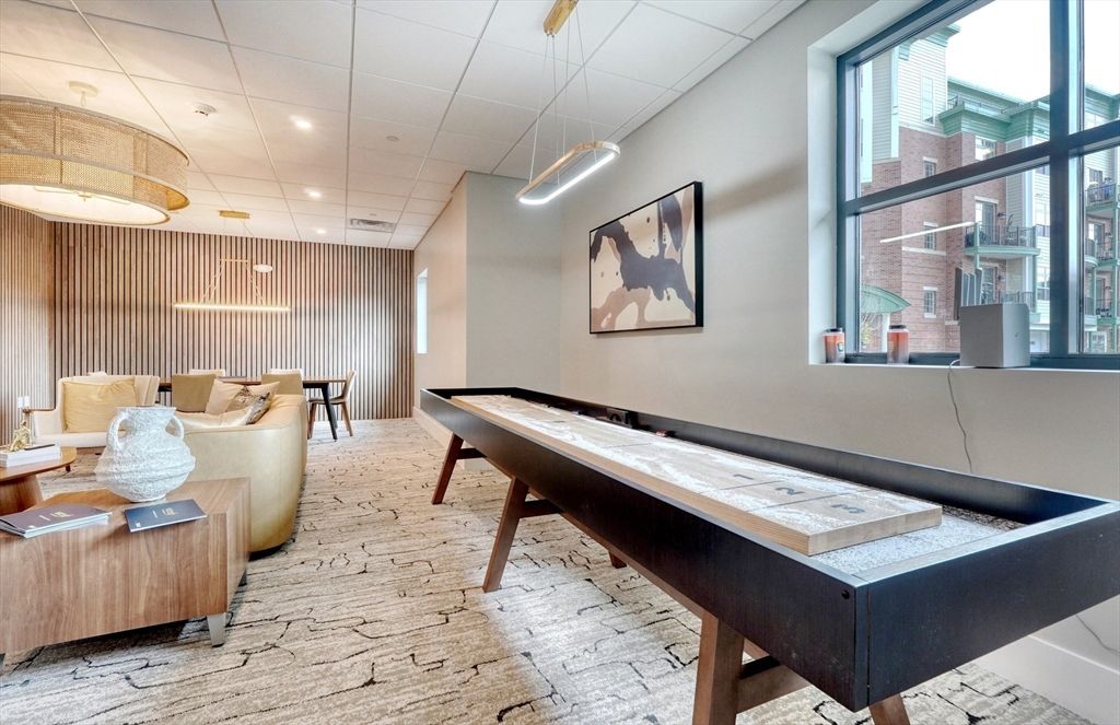 Billiard Table, Game Room, Interior, Living room, Pendant Lights, Recessed Lighting