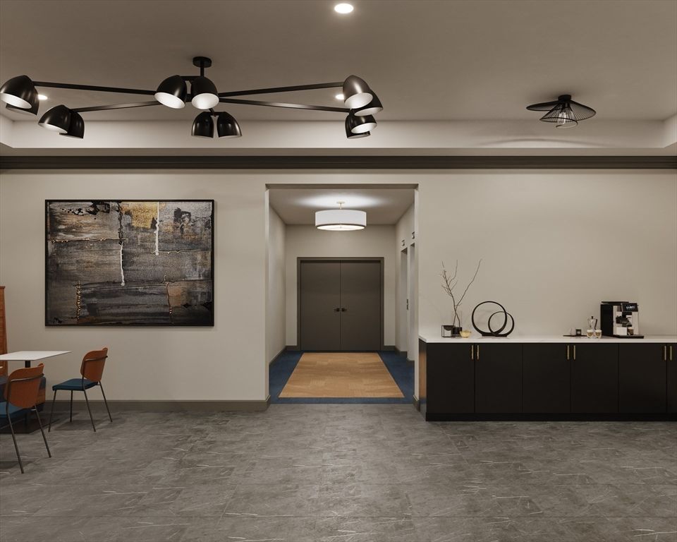 Dining room, Interior, Recessed Lighting