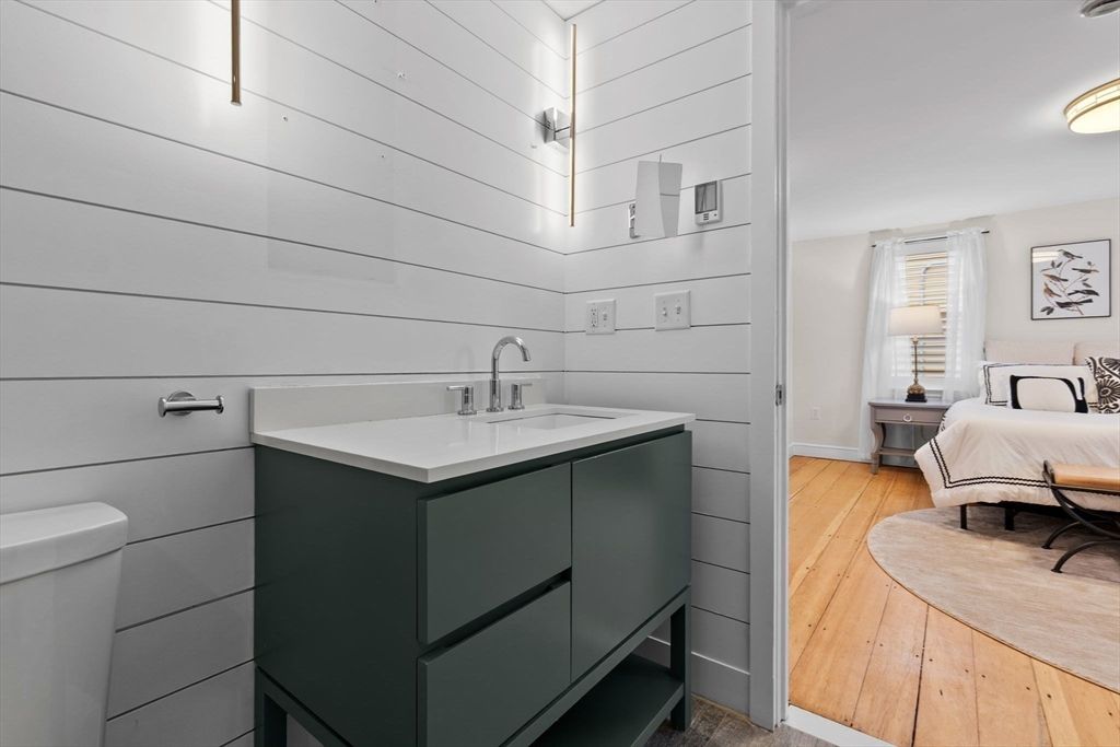 Bathroom, Interior, Wood Texture Flooring