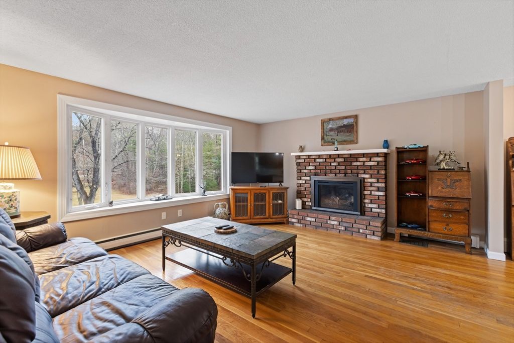Fireplace, Interior, Living room, Wood Texture Flooring