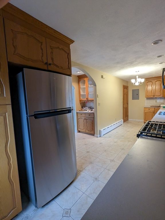 Chandelier, Interior, Kitchen, Recessed Lighting