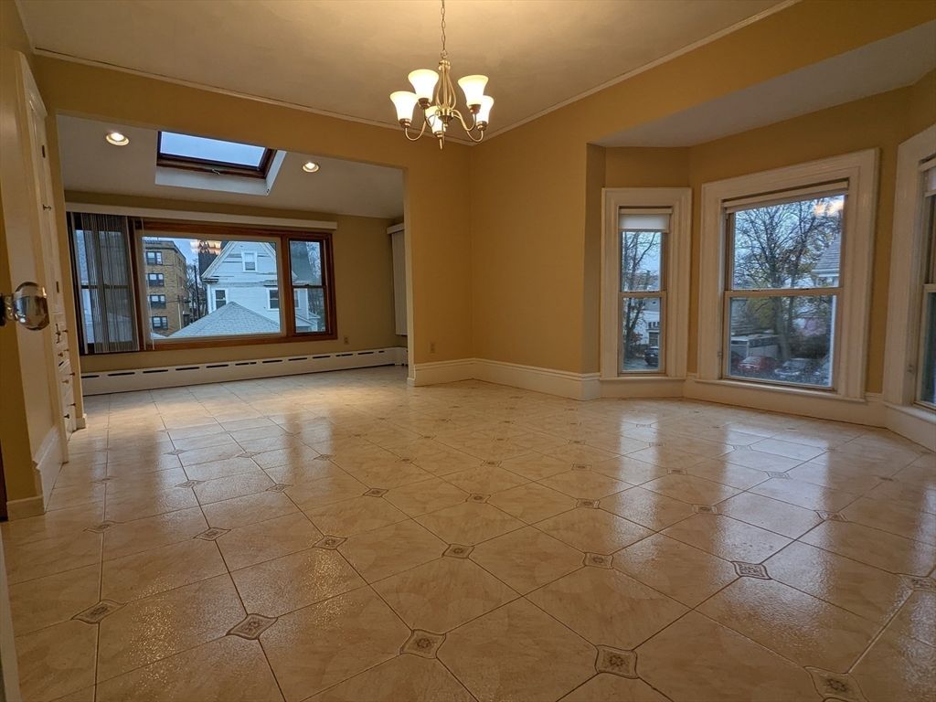 Chandelier, Empty room, Interior, Recessed Lighting
