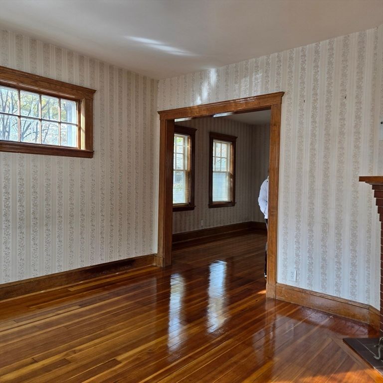 Empty room, Interior, Wood Texture Flooring