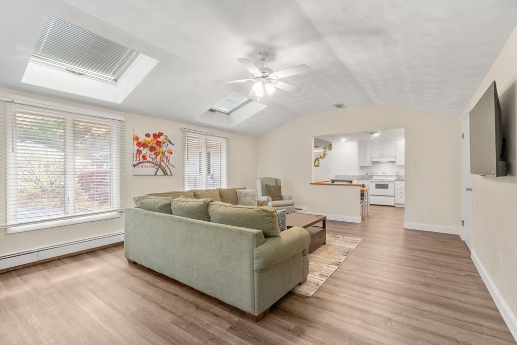 Interior, Kitchen, Living room, Wood Texture Flooring