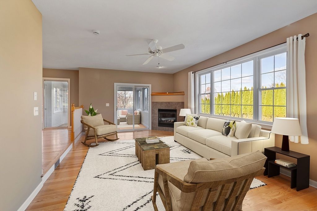 Fireplace, Interior, Living room, Wood Texture Flooring