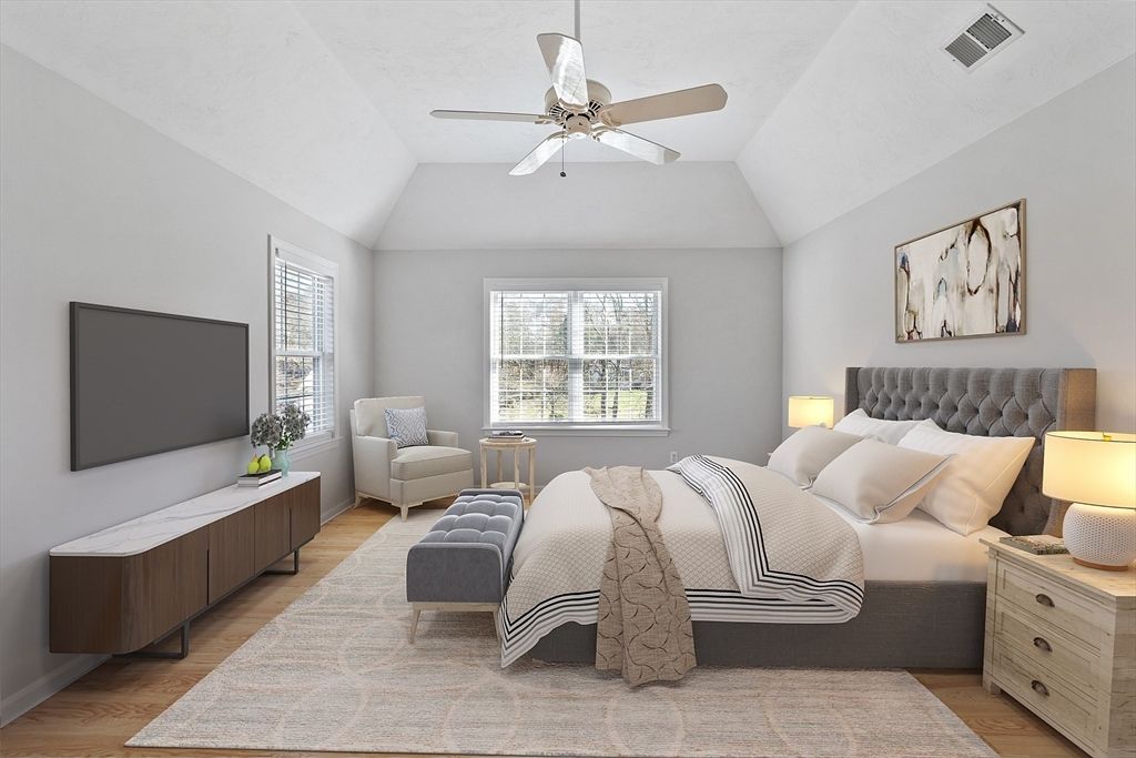 Bedroom, Interior, Wood Texture Flooring