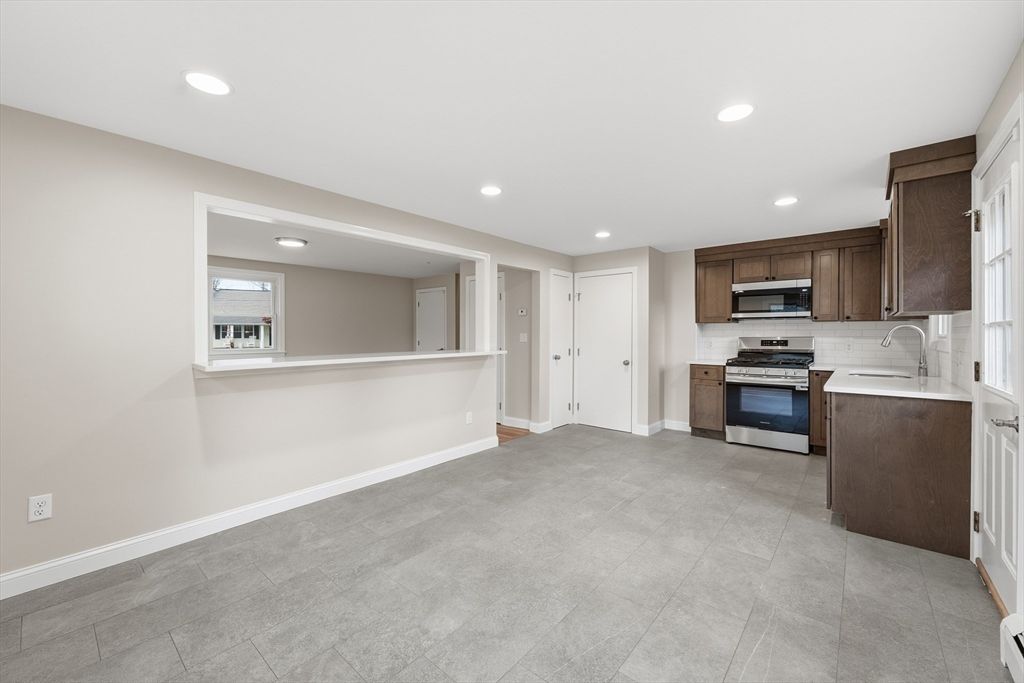 Interior, Kitchen, Recessed Lighting, Stainless Steel Appliances