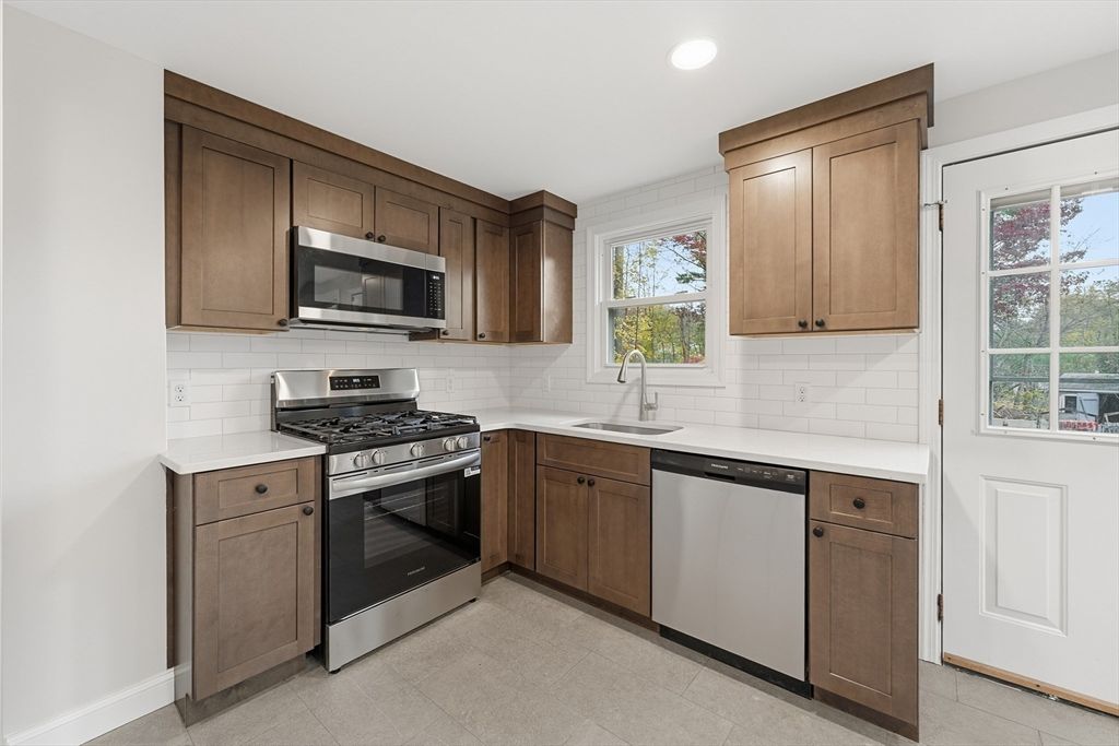 Interior, Kitchen, Recessed Lighting, Stainless Steel Appliances