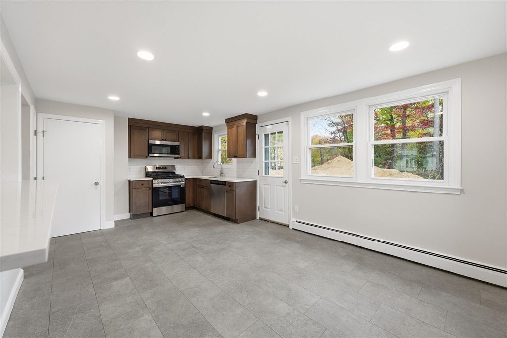 Interior, Kitchen, Recessed Lighting, Stainless Steel Appliances