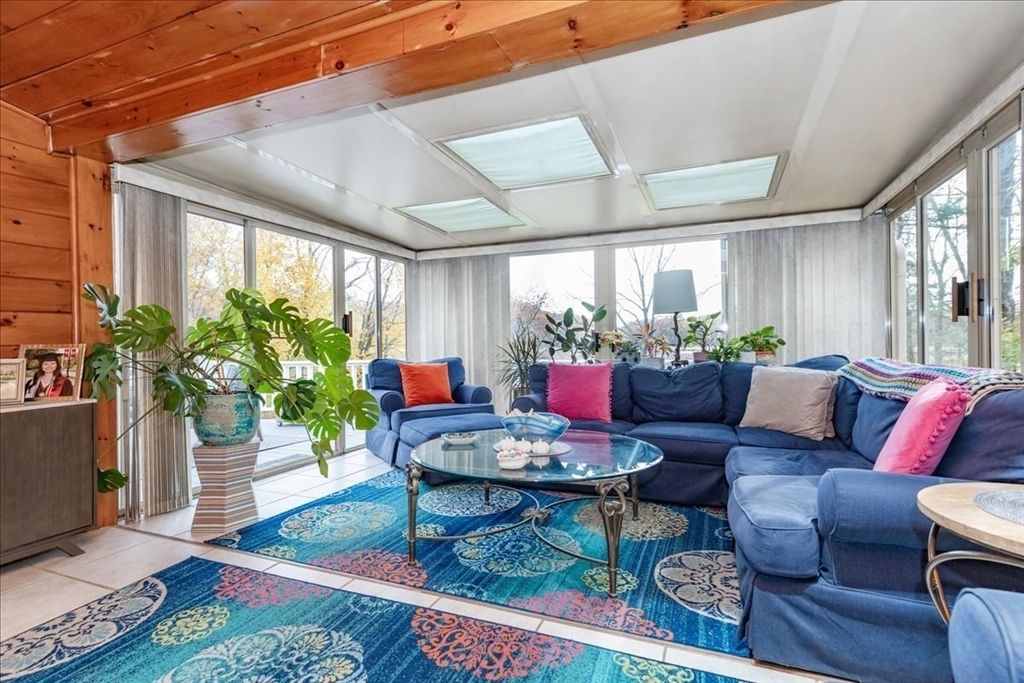 Interior, Living room, Wooden Beams, Wooden Walls
