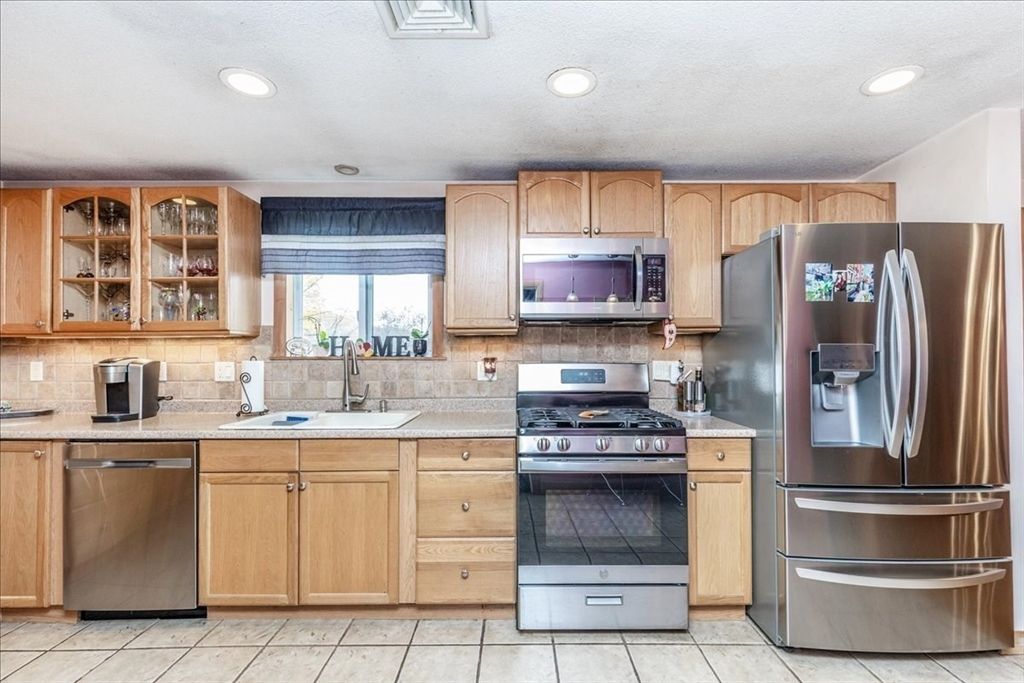 Interior, Kitchen, Recessed Lighting, Stainless Steel Appliances