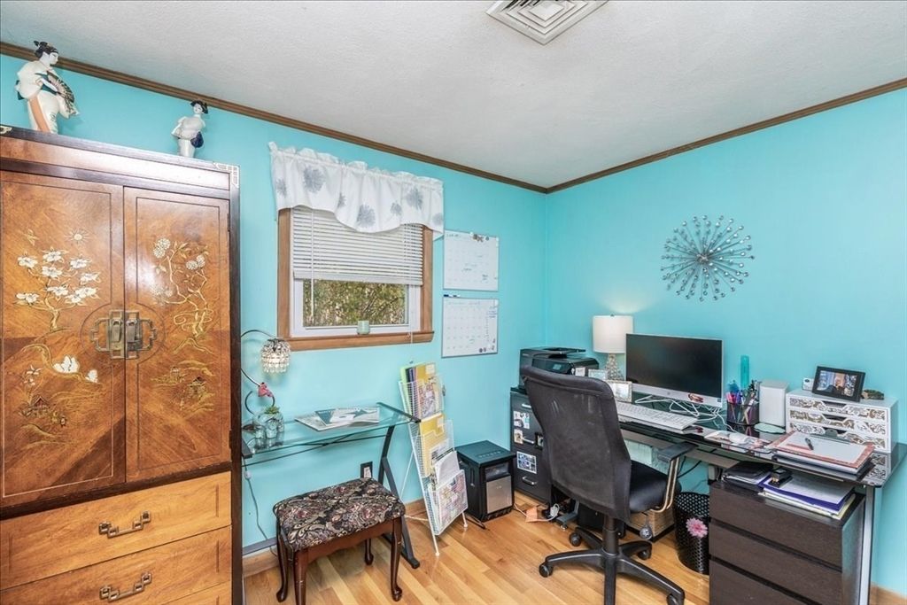Home Office, Interior, Wood Texture Flooring