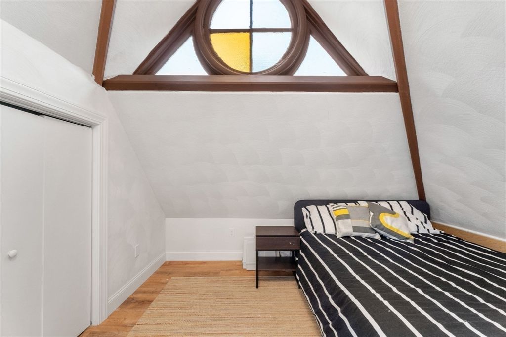 Bedroom, Interior, Wooden Beams, Wood Texture Flooring