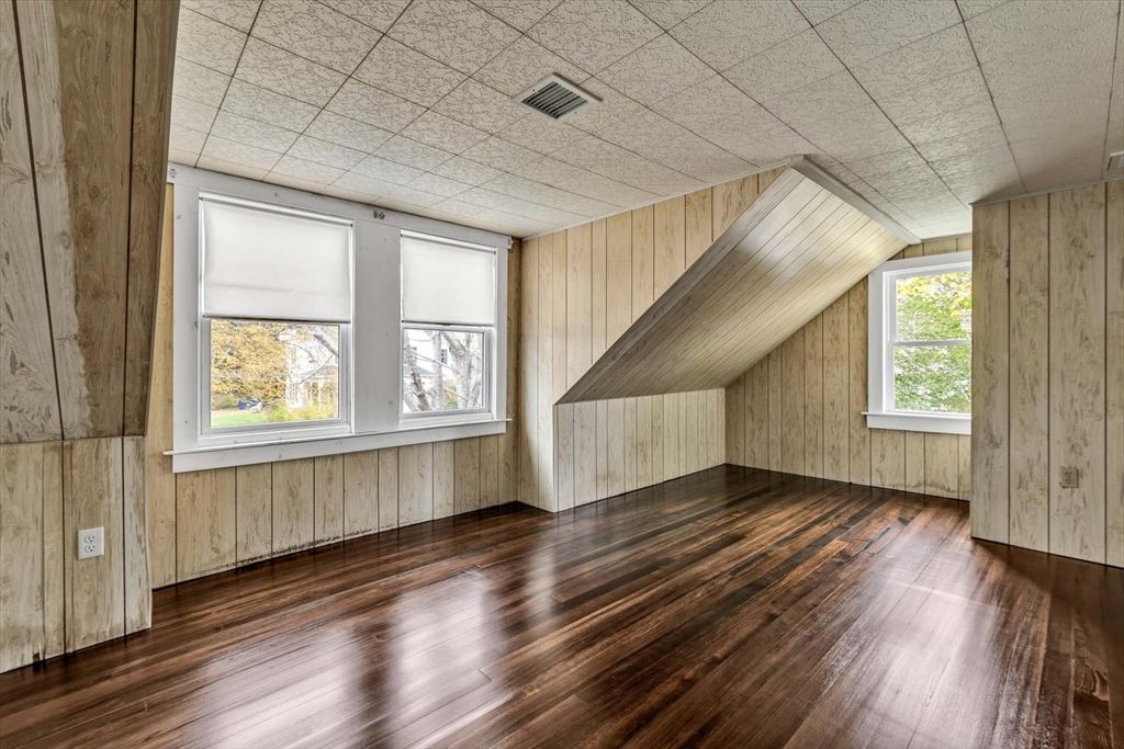 Empty room, Interior, Wood Texture Flooring, Wooden Walls