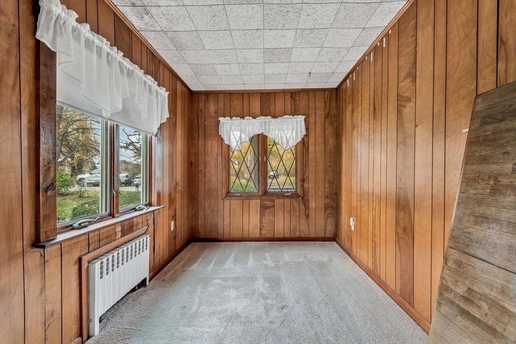 Empty room, Interior, Wooden Walls
