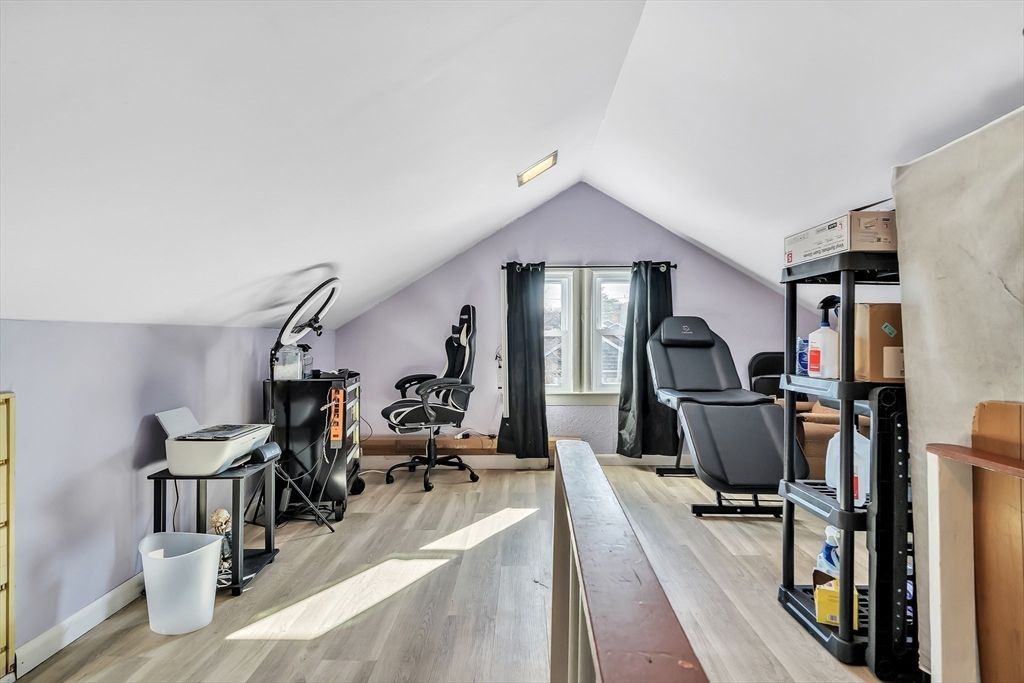 Fitness Equipment, Home Office, Interior, Wood Texture Flooring