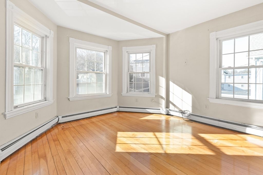 Empty room, Interior, Wood Texture Flooring
