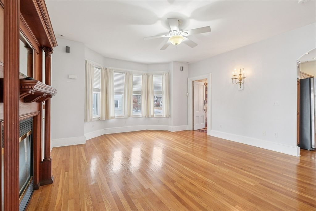 Empty room, Interior, Wood Texture Flooring