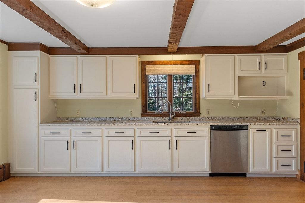 Interior, Kitchen, Wooden Beams, Wood Texture Flooring
