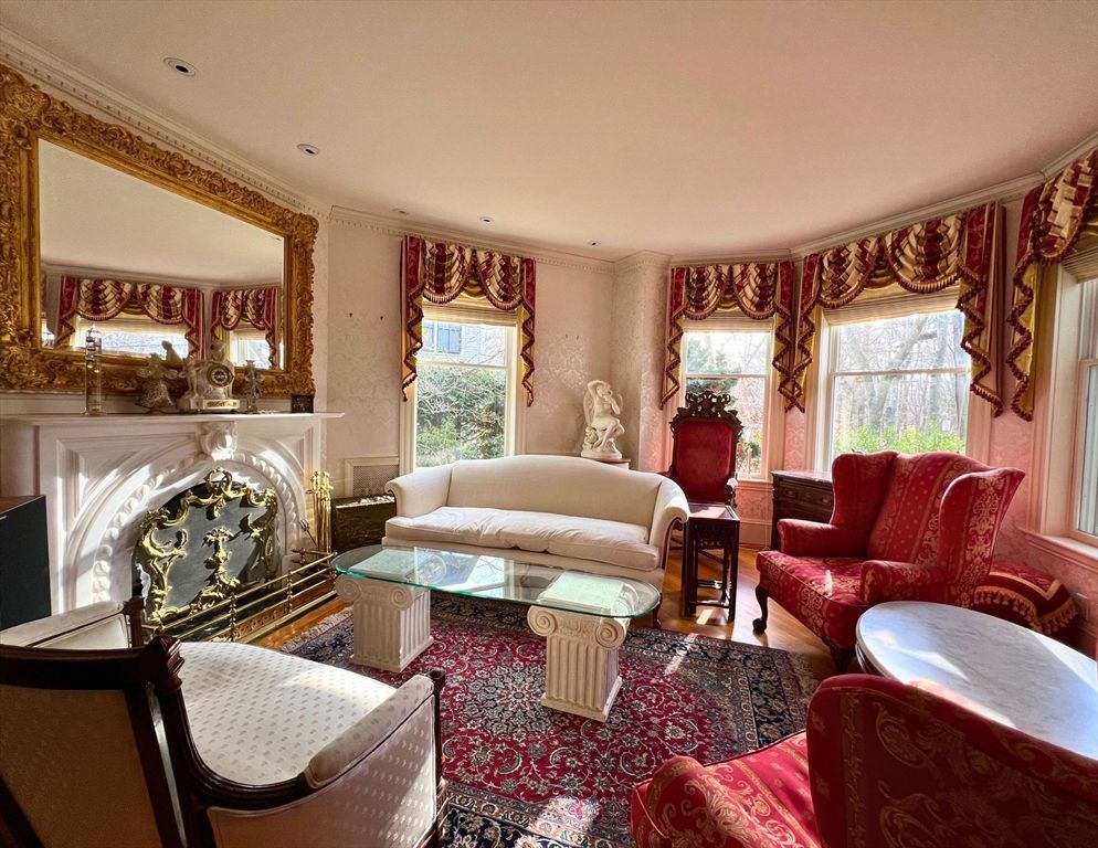 Fireplace, Interior, Living room, Recessed Lighting