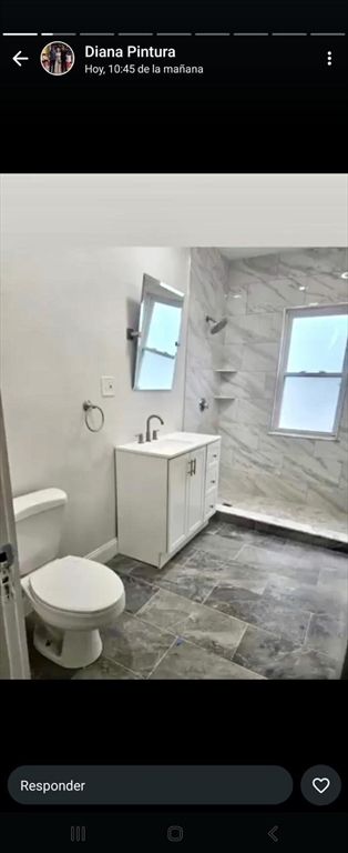 Bathroom, Interior, Marble Walls, Wood Texture Flooring
