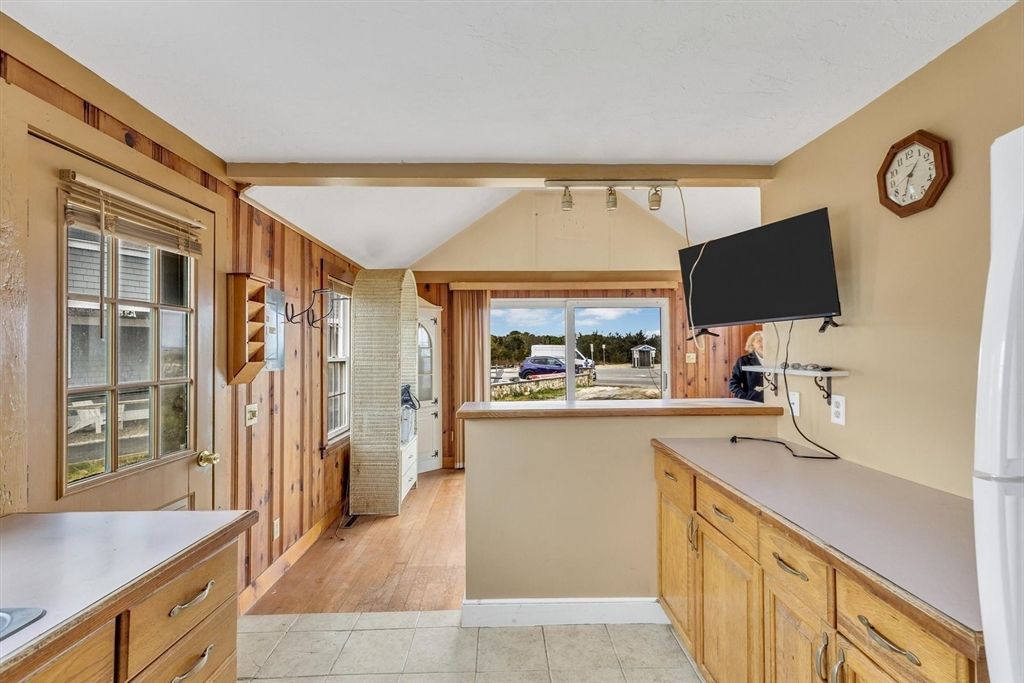 Interior, Kitchen, Wood Texture Flooring