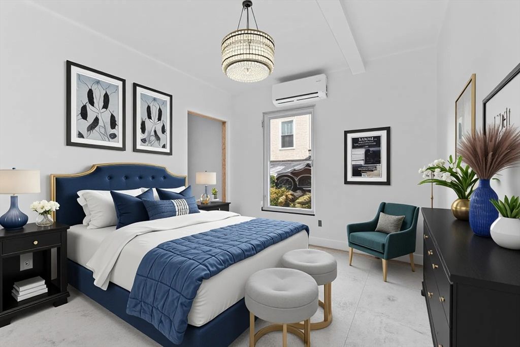 Bedroom, Interior, Pendant Lights