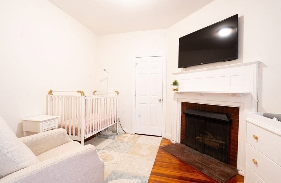 Fireplace, Interior, Wood Texture Flooring