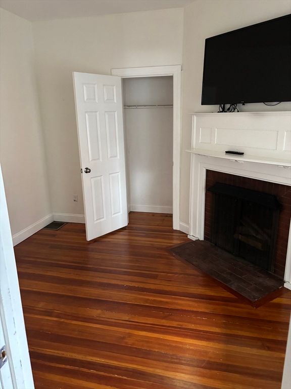 Fireplace, Interior, Wood Texture Flooring