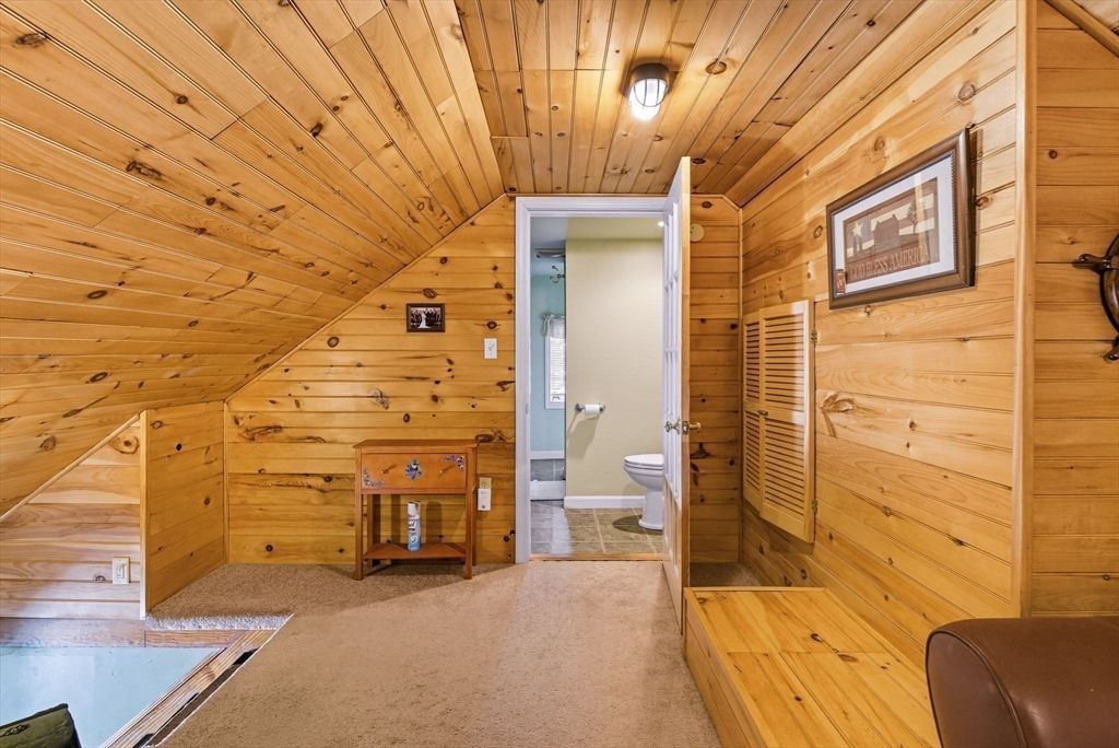 Bathroom, Interior, Wooden Ceilings, Wooden Walls