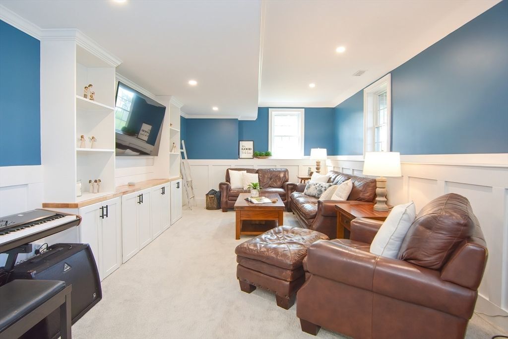 Interior, Living room, Recessed Lighting