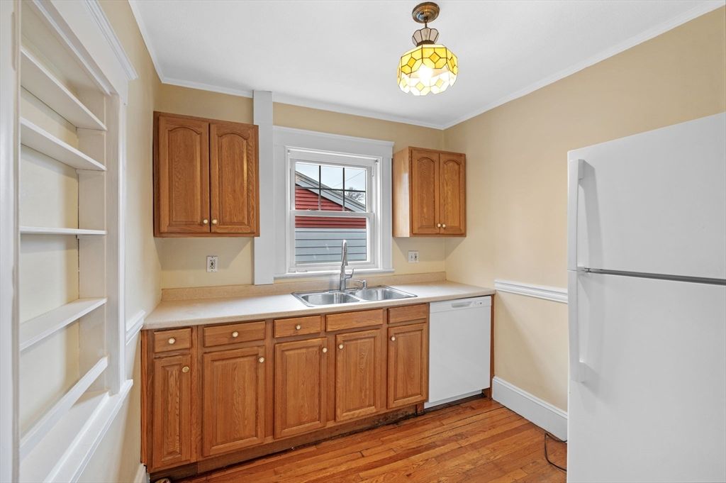 Interior, Kitchen, Wood Texture Flooring