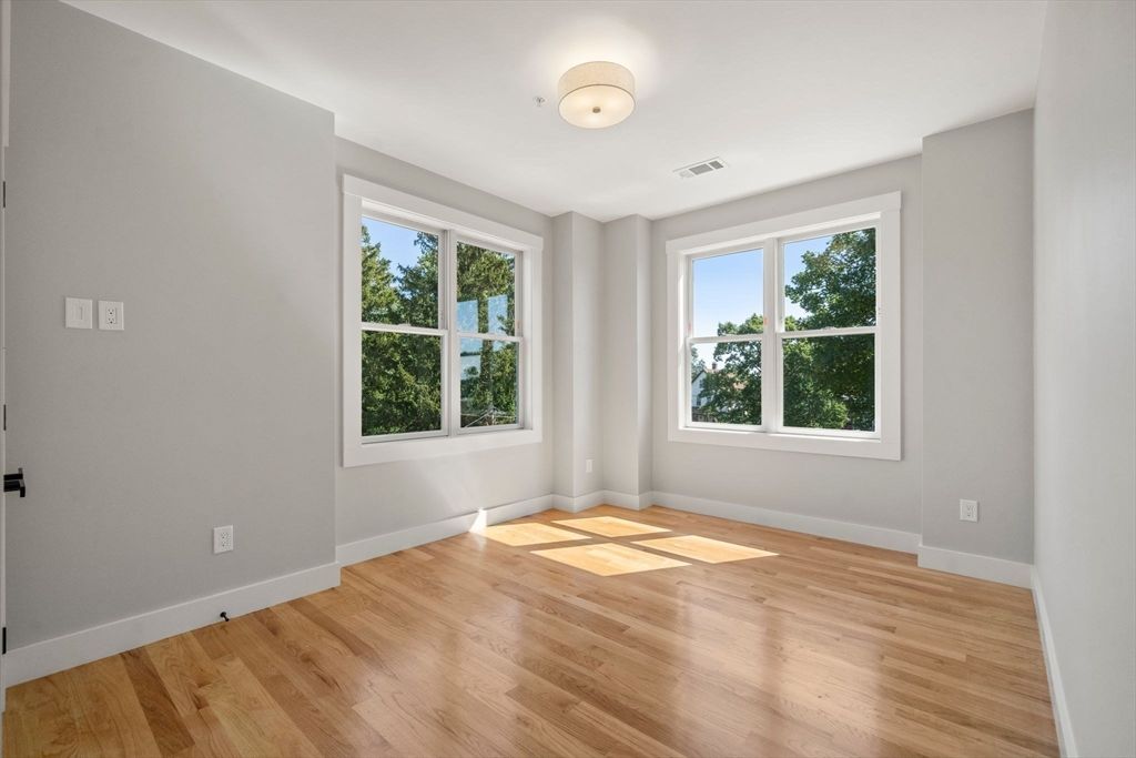 Empty room, Interior, Wood Texture Flooring