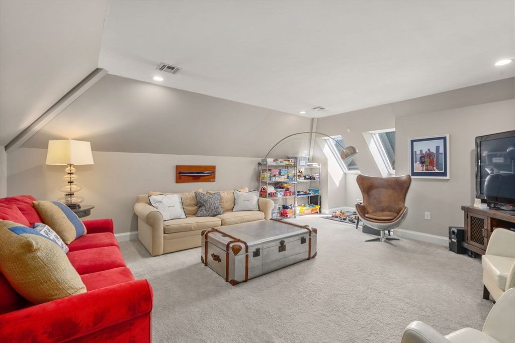 Interior, Living room, Recessed Lighting