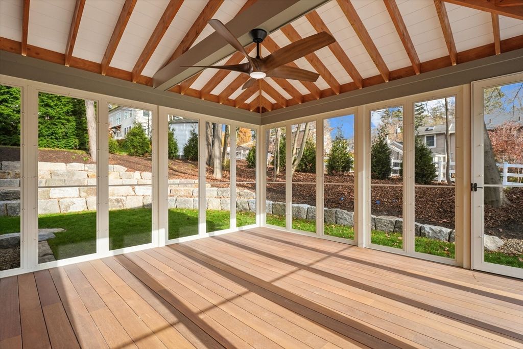 Interior, Sun Room, Wood Texture Flooring