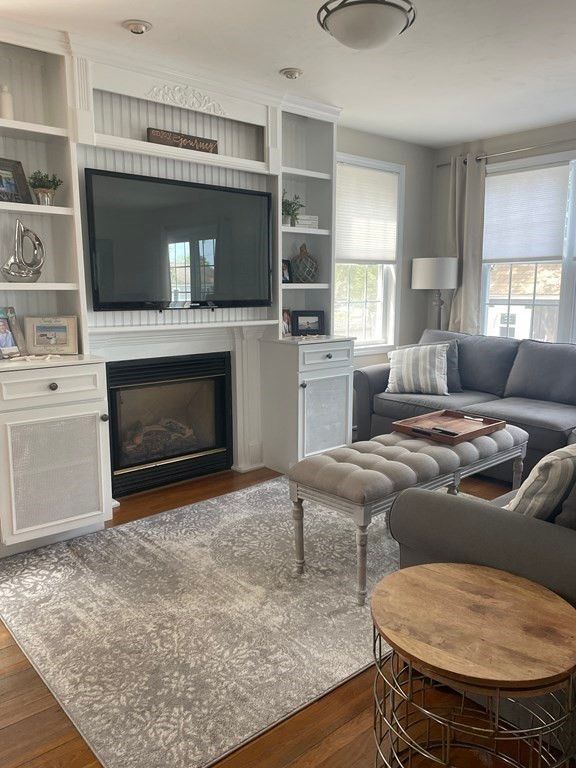 Fireplace, Interior, Living room, Wood Texture Flooring
