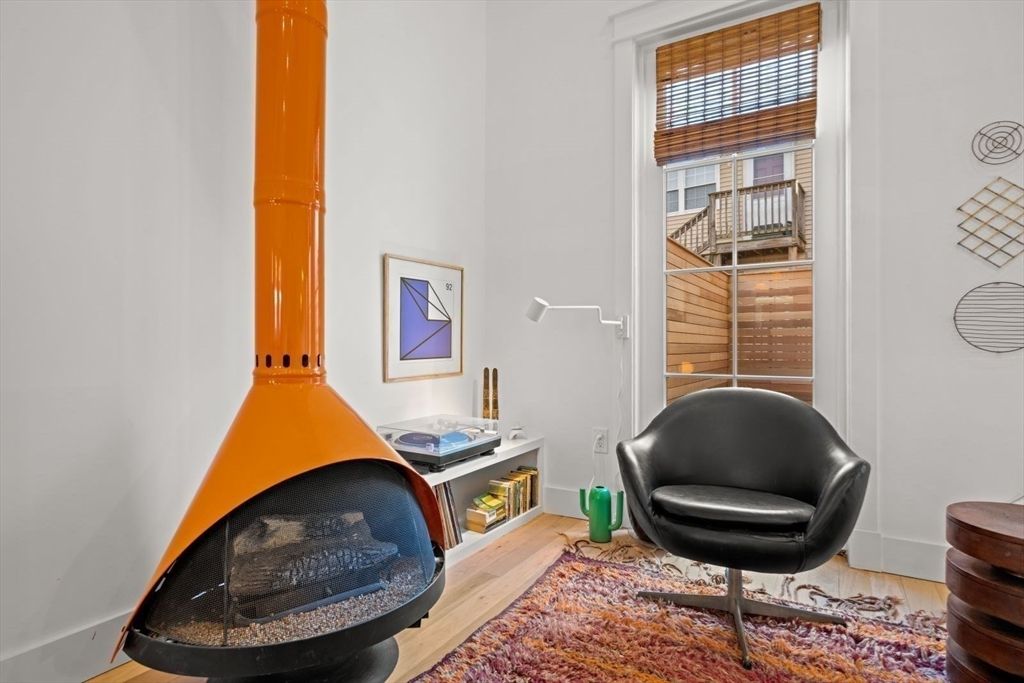 Fireplace, Interior, Wood Texture Flooring