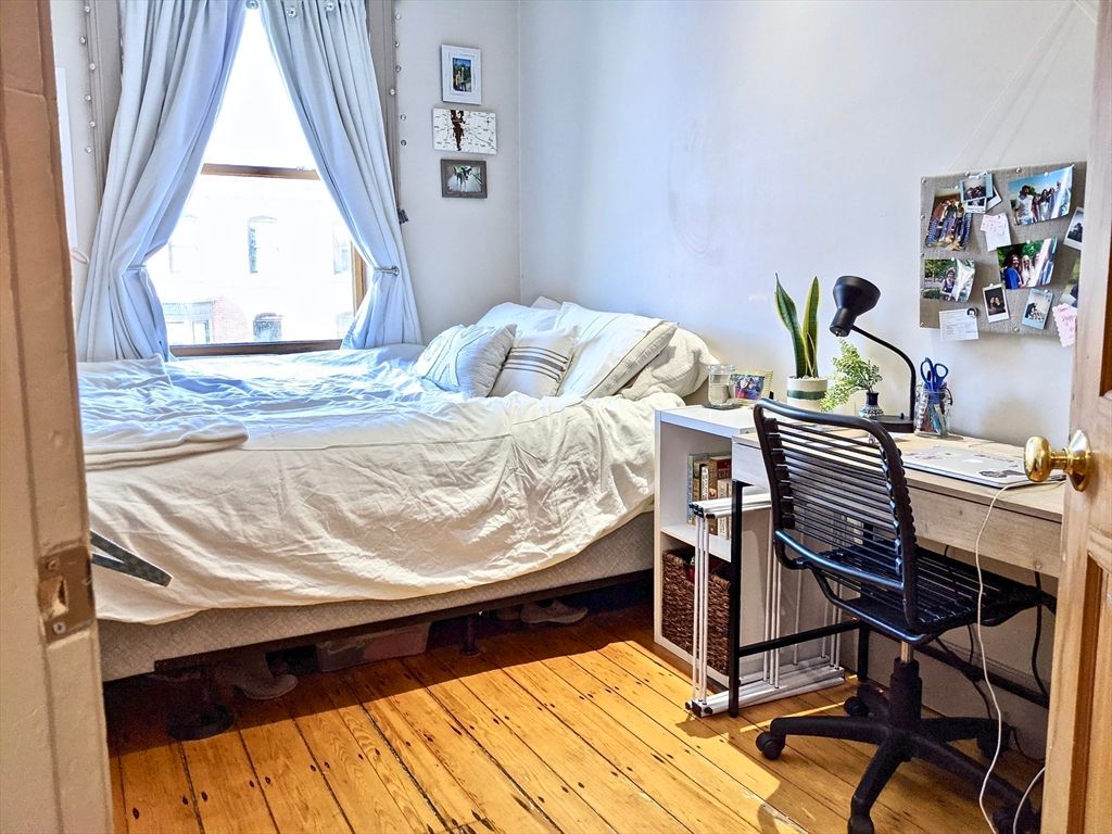 Bedroom, Home Office, Interior, Wood Texture Flooring