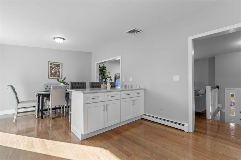 Dining room, Interior, Wood Texture Flooring