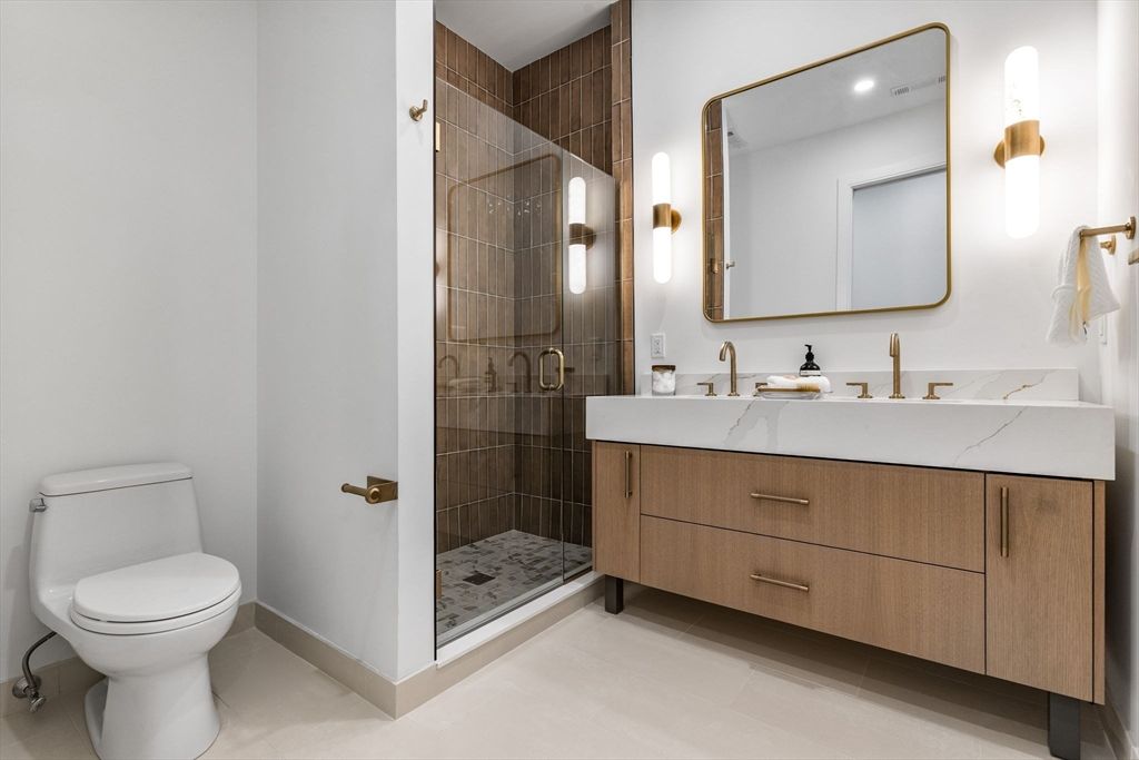 Bathroom, Glass Shower, Interior